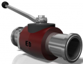KH-A-S - шаровый кран 2-х ход, под фланец SAE KH-A-S - шаровый кран 2-х ход, под фланец SAE