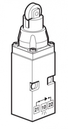 КОНЦЕВОЙ ВЫКЛЮЧАТЕЛЬ 3/2 РОЛИК - PXC-K22102