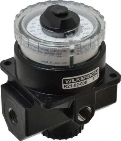 РЕГУЛЯТОР ДАВЛЕНИЯ WILKERSON  0.4 - 3 БАР 1/4 NPT - R21-02-L00